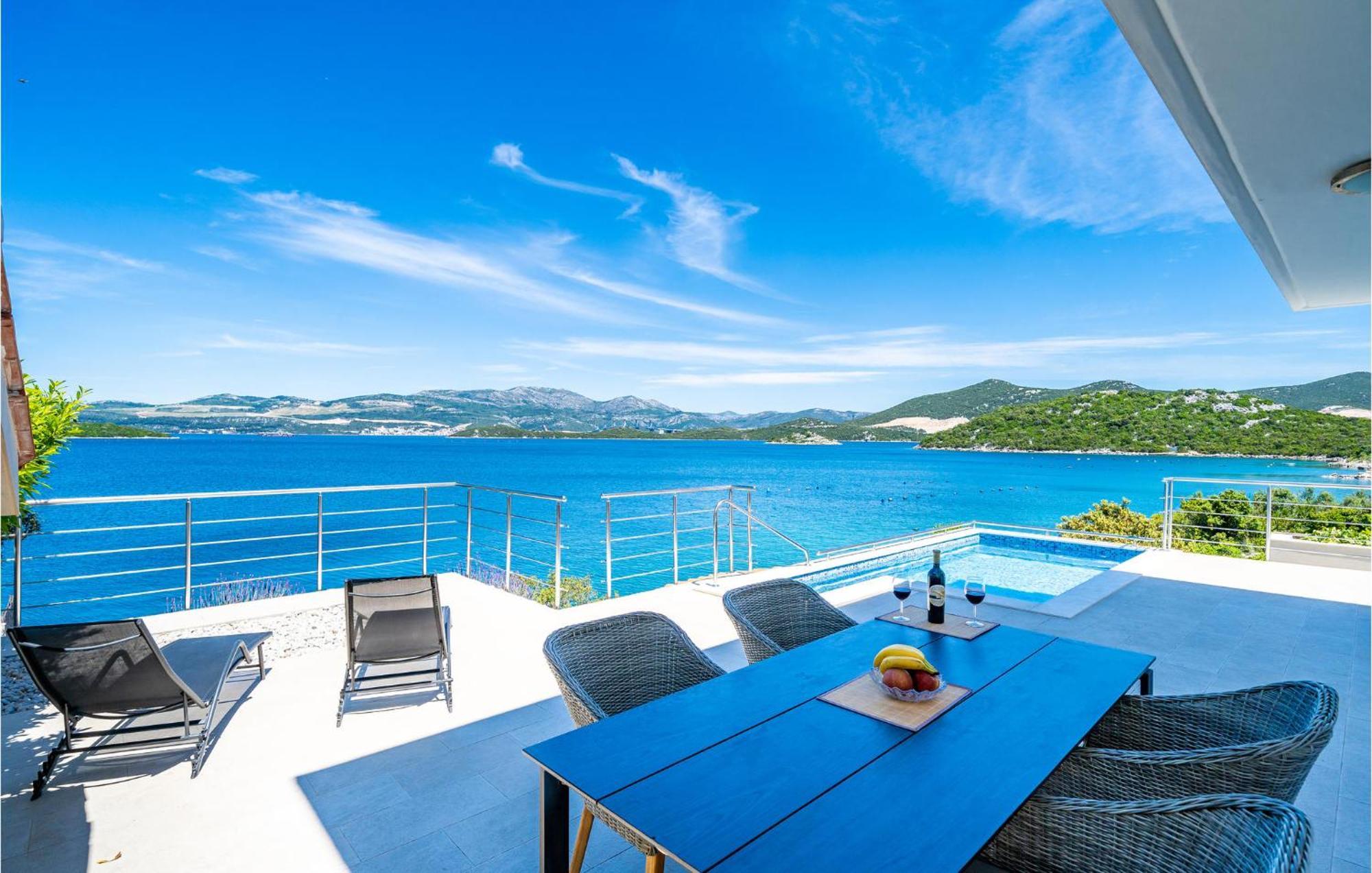 Gorgeous Home In Janjina With Sauna المظهر الخارجي الصورة