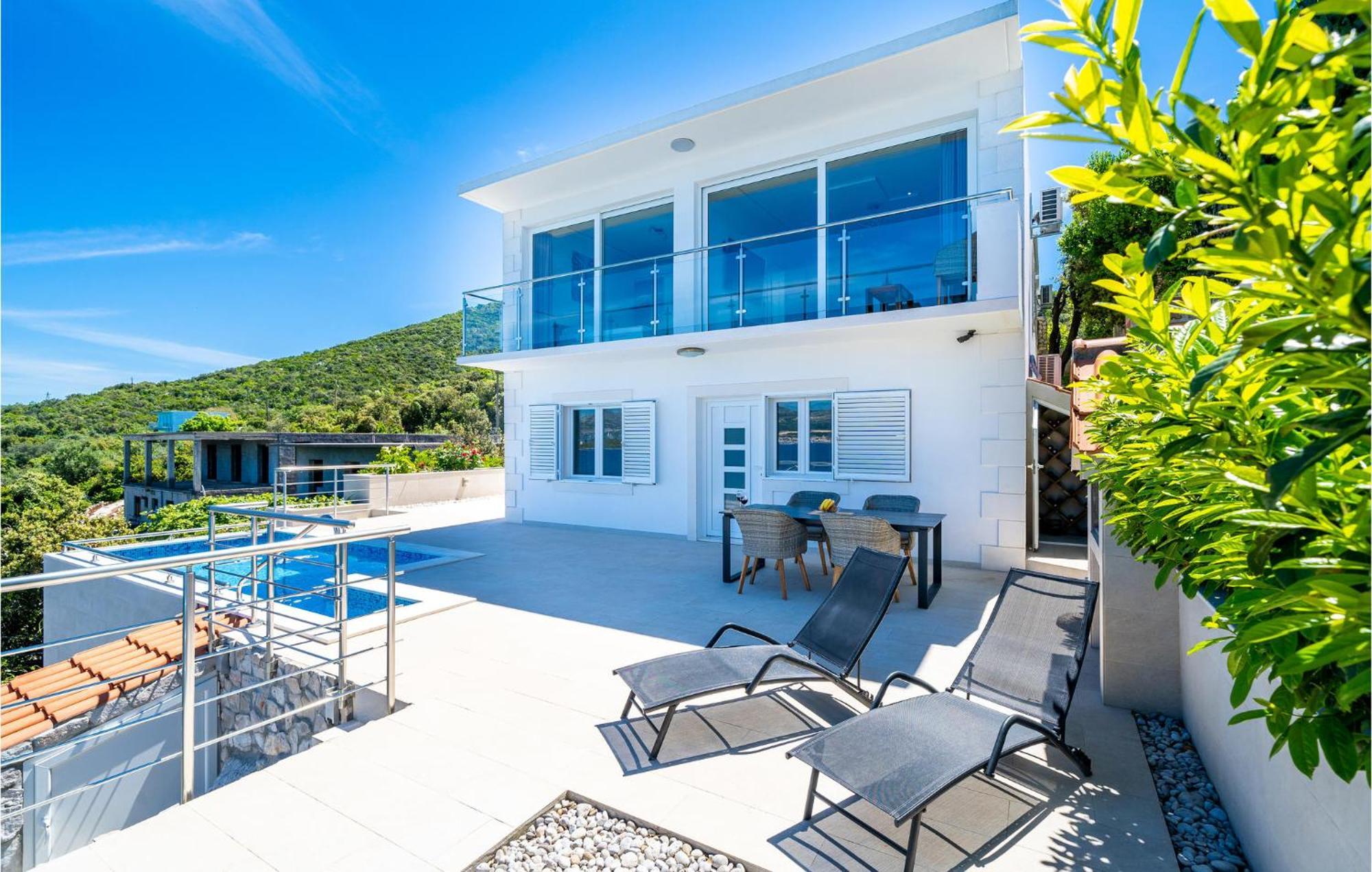 Gorgeous Home In Janjina With Sauna المظهر الخارجي الصورة